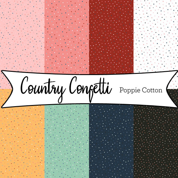 Country Confetti from Poppie Cottton Fabrics