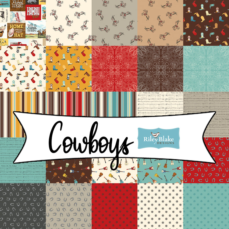 Cowboys by Echo Park Paper Co. for Riley Blake Designs