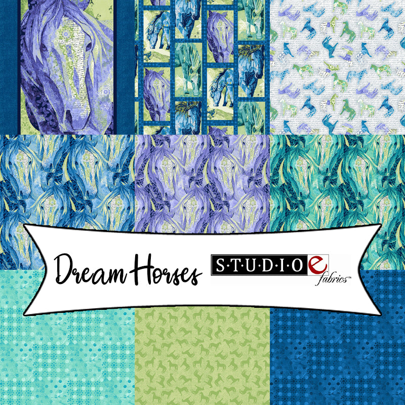 Dream Horses by Nancy Smith for Studio E Fabrics