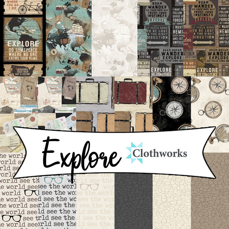 Explore by Dan Dipaolo for Clothworks Fabrics