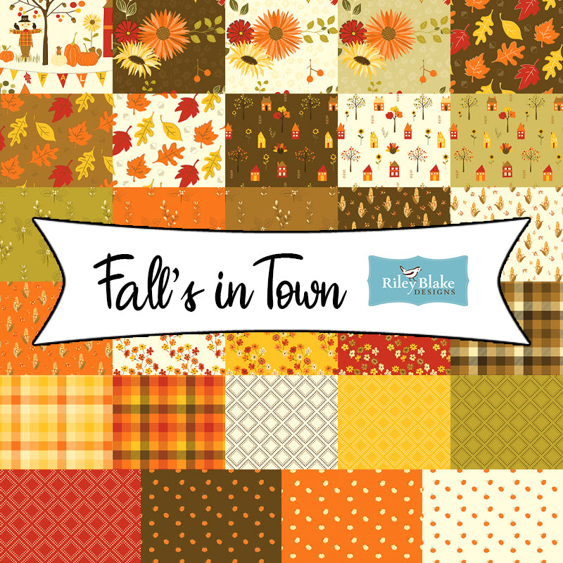 Fall's in Town by Sandy Gervais for Riley Blake Designs