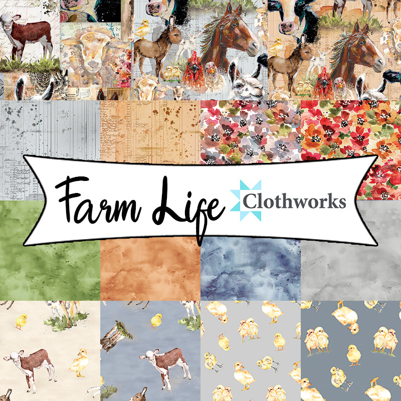 Farm Life by Lexi Grenzer for Clothworks Fabrics