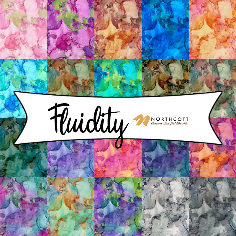 Fluidity by Deborah Edwards & Melanie Samra for Northcott Fabrics