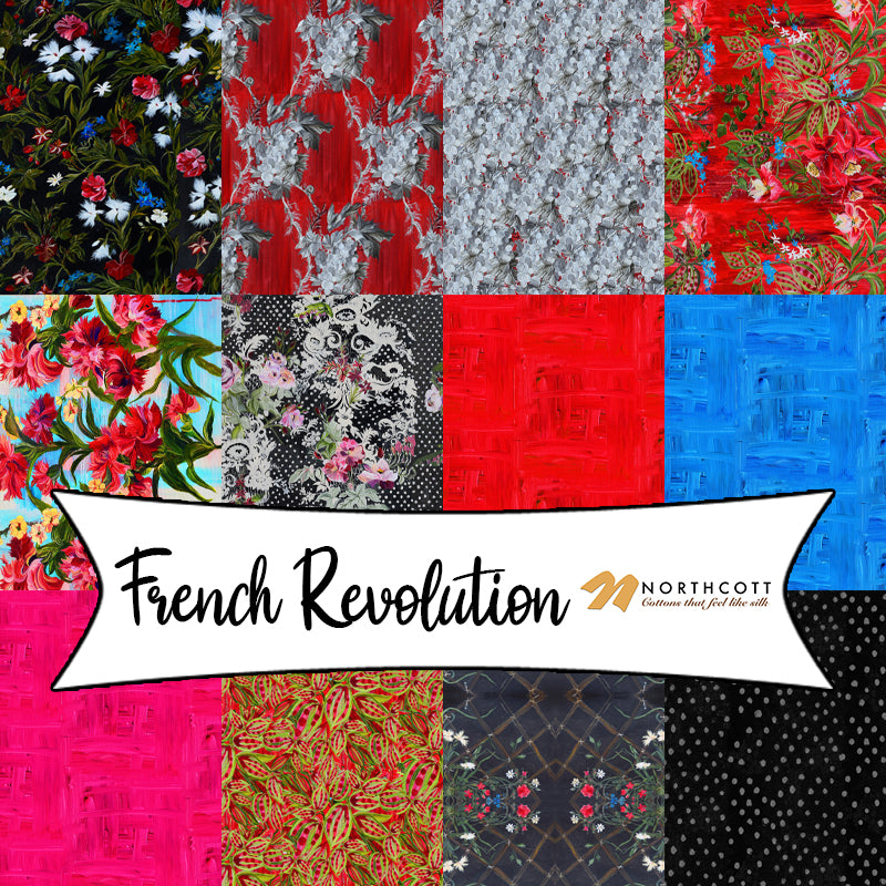 French Revolution by Stephanie Brandenburg of Frond Design Studios for Northcott Fabrics