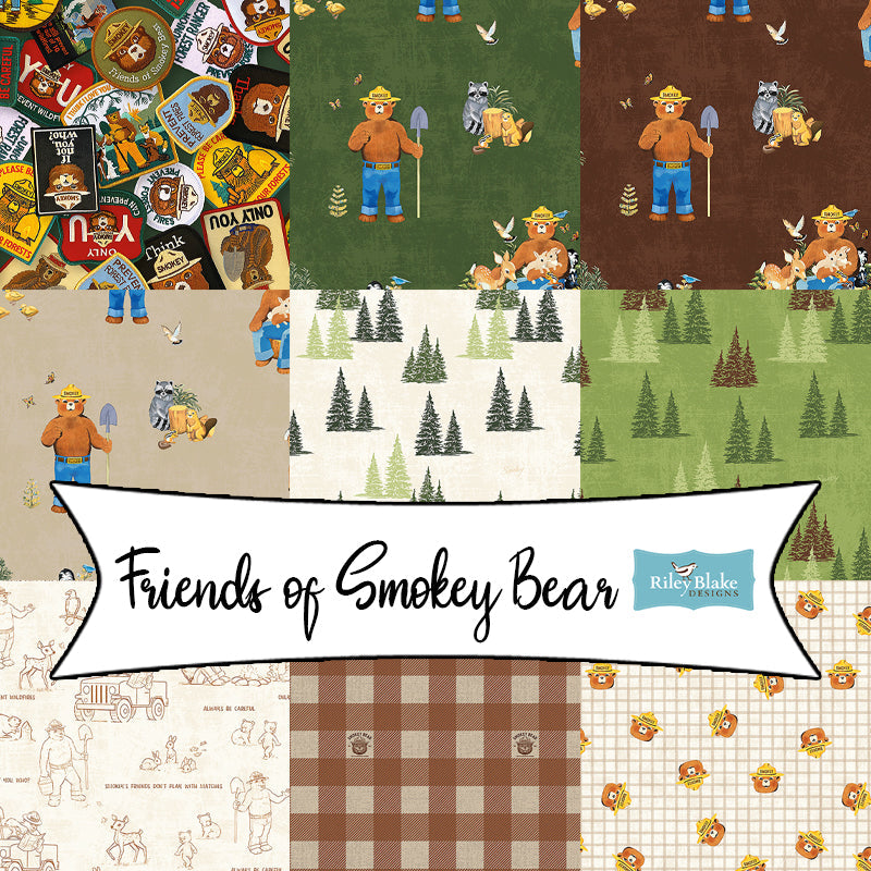 Friends of Smokey Bear from Riley Blake Designs