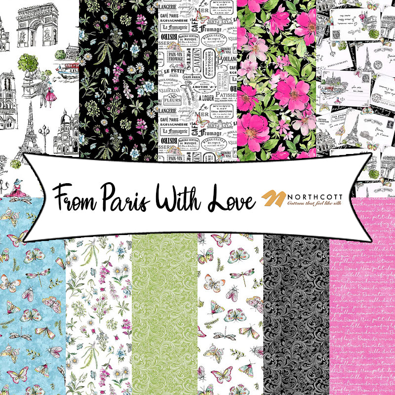 From Paris With Love by Deborah Edwards for Northcott Fabrics