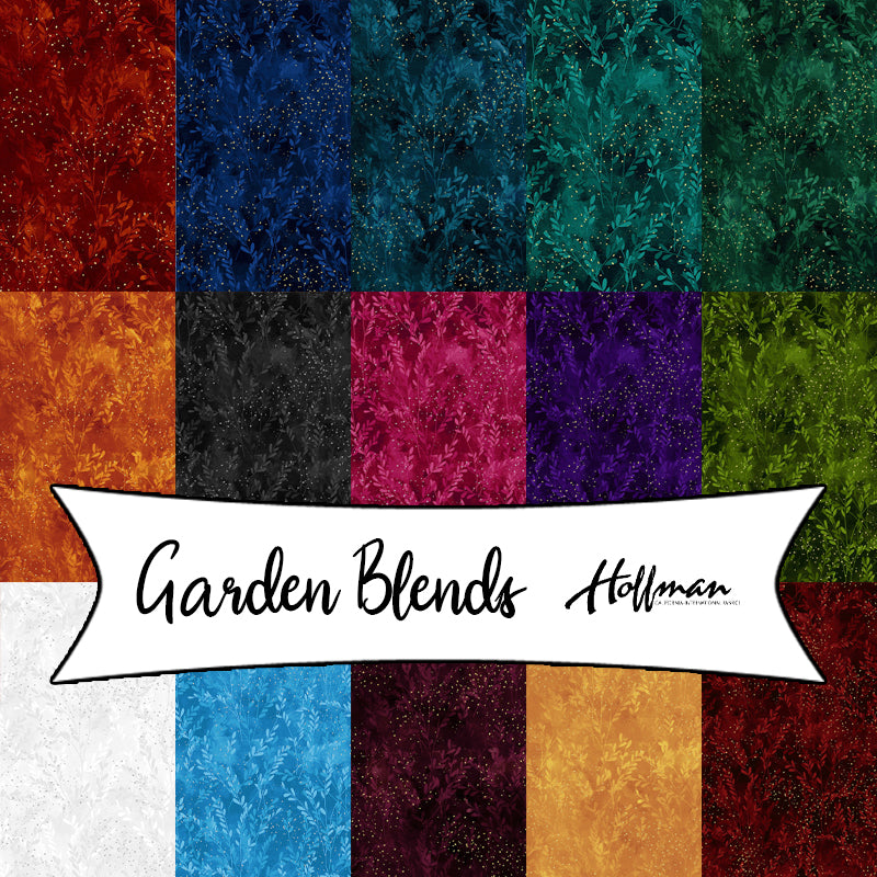 Garden Blends from Hoffman Fabrics