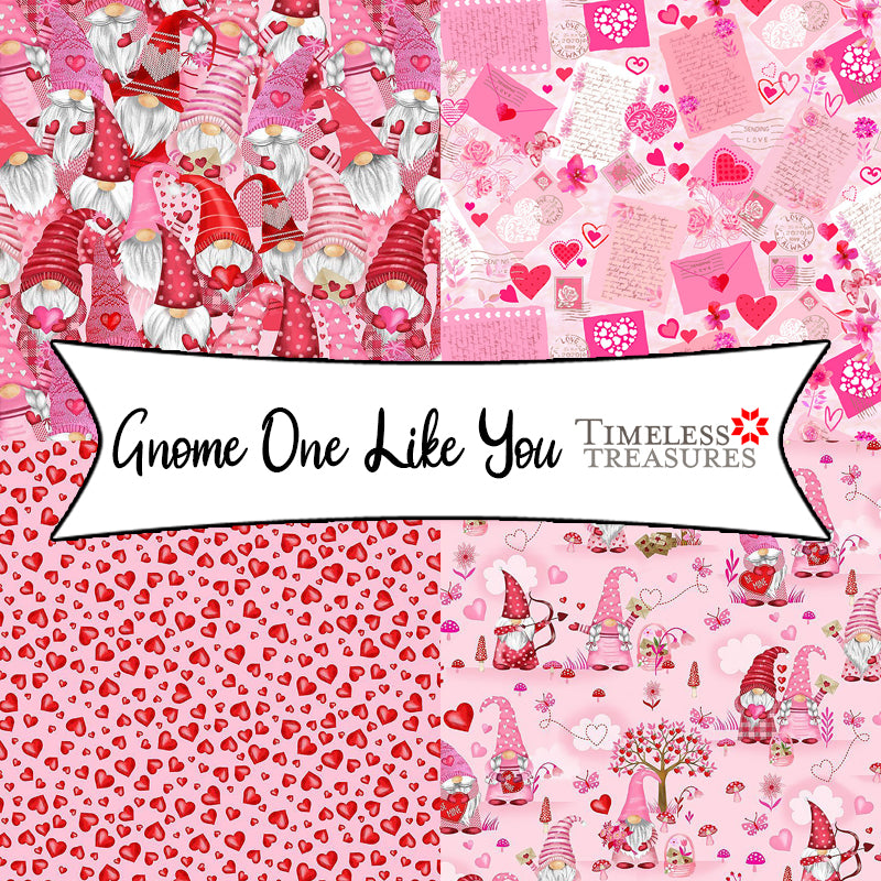 Gnome One Like You by Gail Cadden for Timeless Treasures Fabrics