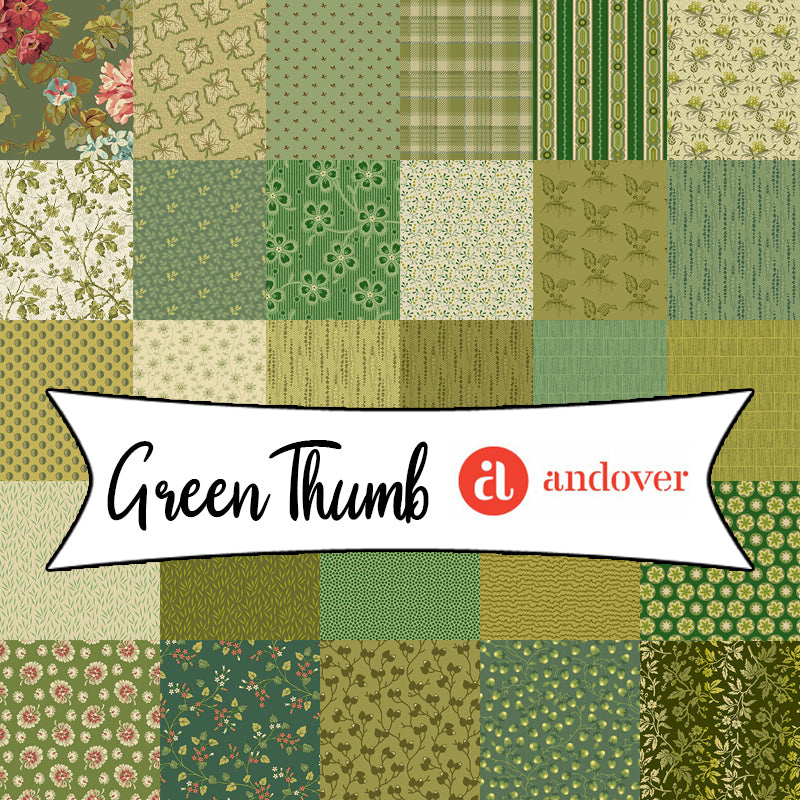 Green Thumb by Laundry Basket Quilts for Andover Fabrics