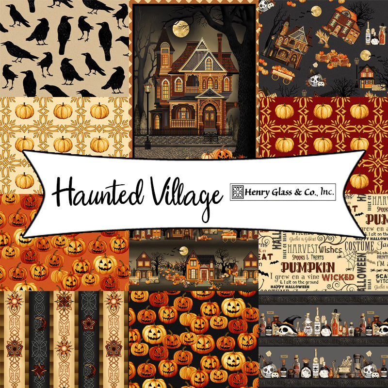 Haunted Village by Color Principle for Henry Glass Fabrics