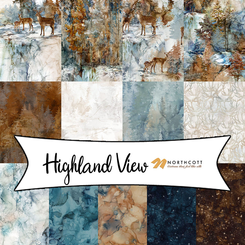 Highland View by Deborah Edwards &amp; Melanie Samra for Northcott Fabrics