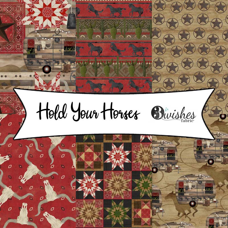 Hold Your Horses by Beth Albert for 3 Wishes Fabric