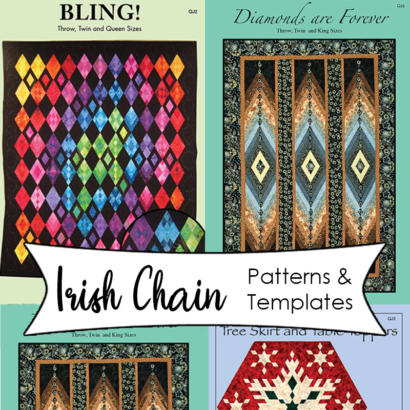 Irish Chain Patterns & Quilted Jewel Series Templates