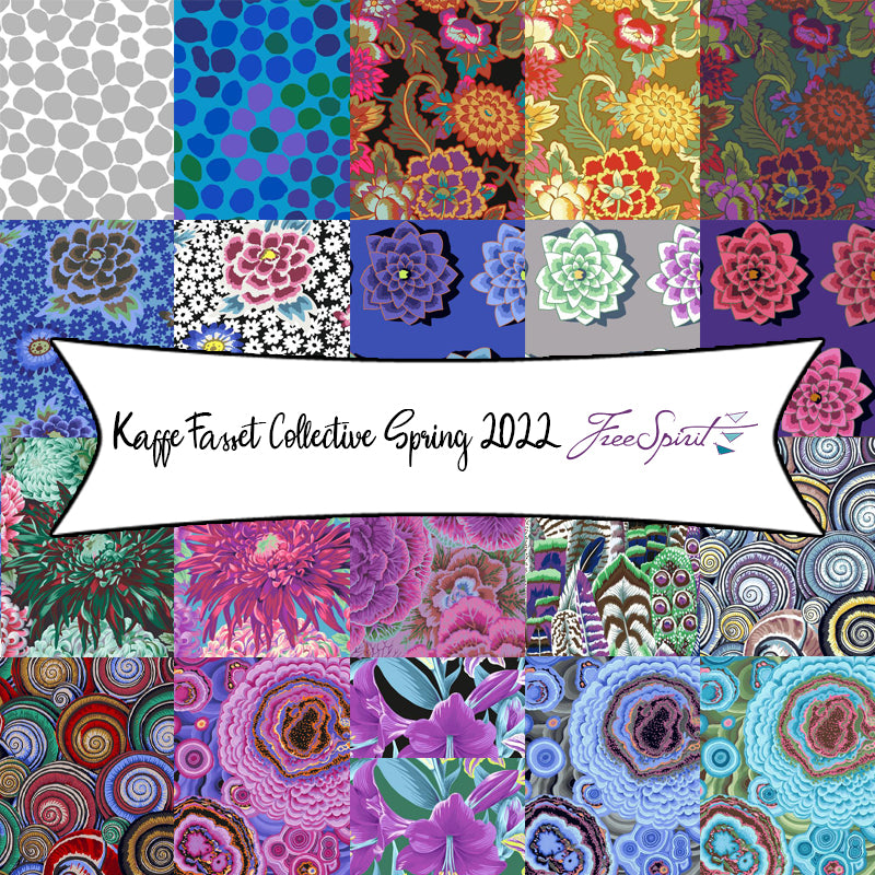 Kaffe Fassett Collective Spring 2022 by Kaffe Fassett for Free Spirit Fabrics