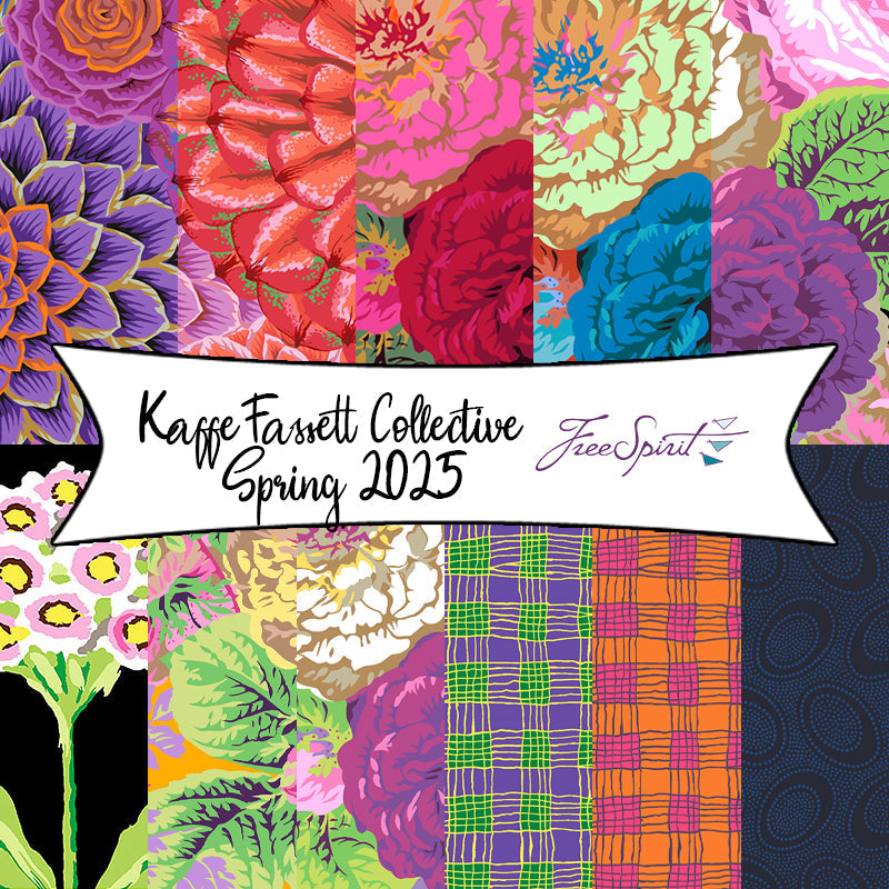 Kaffe Fassett Collective Spring 2025 by Kaffe Fassett for Free Spirit Fabrics