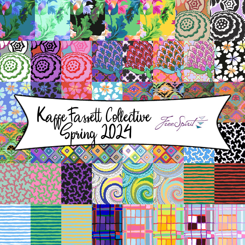 Kaffe Fassett Collective Spring 2024 by Kaffe Fassett for Free Spirit Fabrics