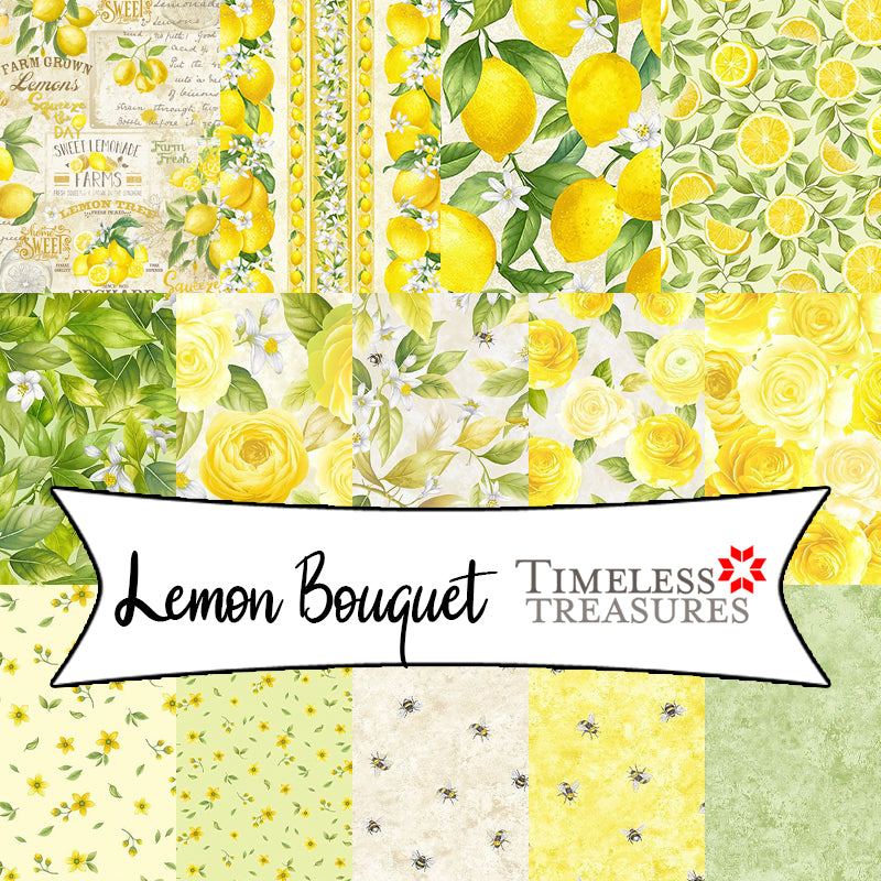 Lemon Bouquet from Timeless Treasures Fabrics