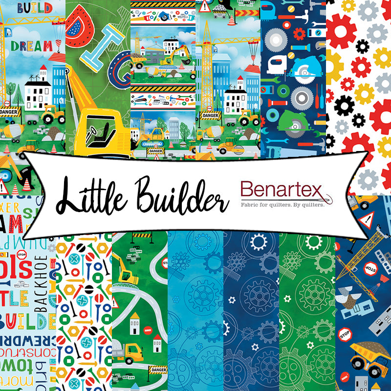 Little Builder by Nicole Decamp for Benartex Fabrics