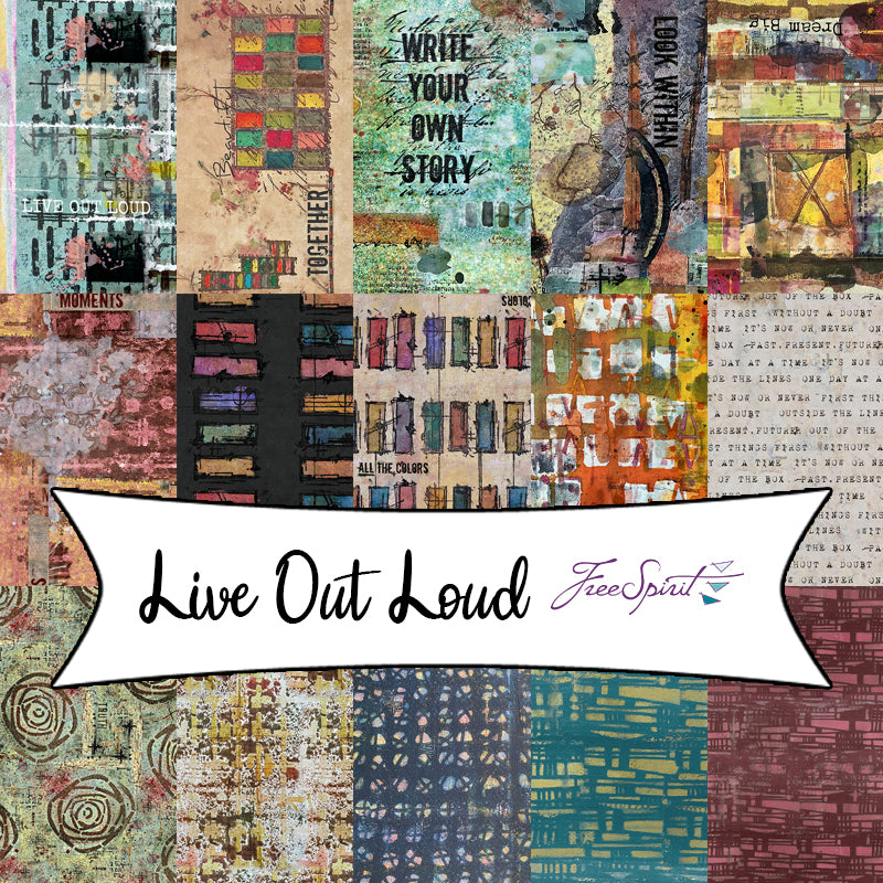 Live Out Loud by Seth Apter for Free Spirit Fabrics