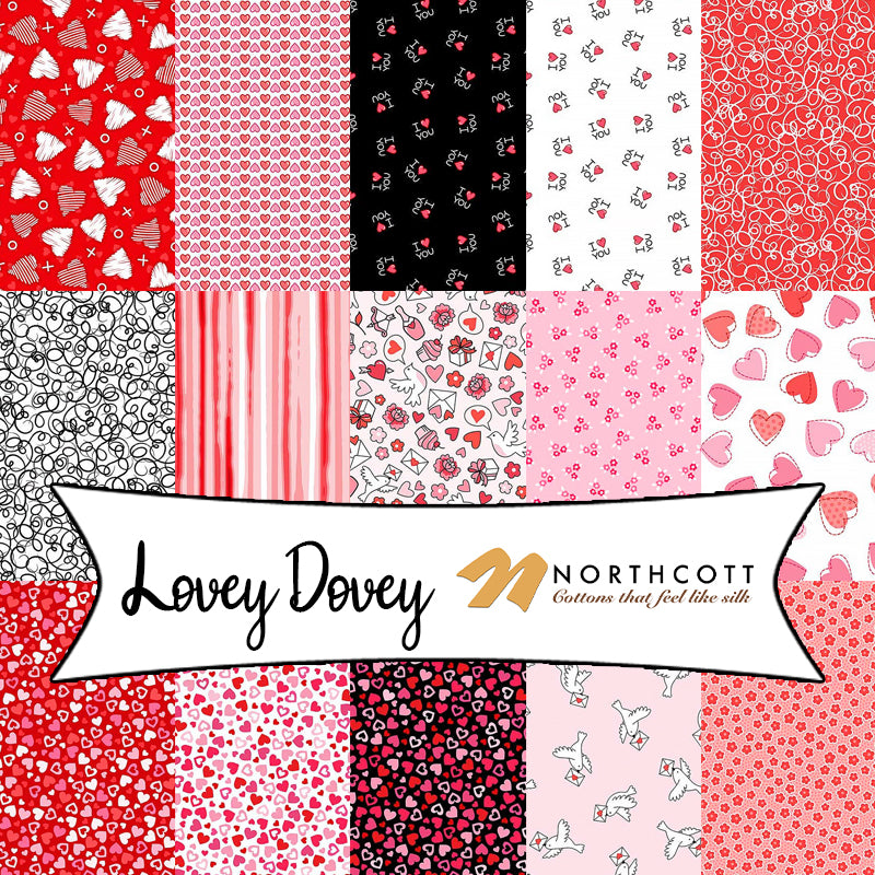 Lovey Dovey designed by Patrick Lose for Northcott Fabrics