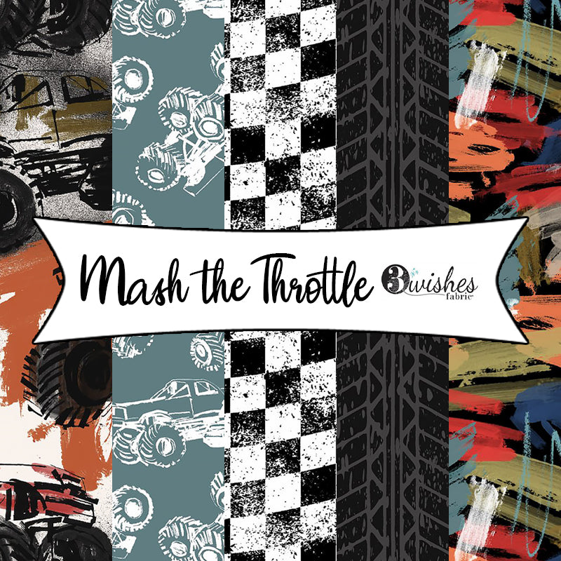 Mash the Throttle by Duncan MacDougal for 3 Wishes Fabrics