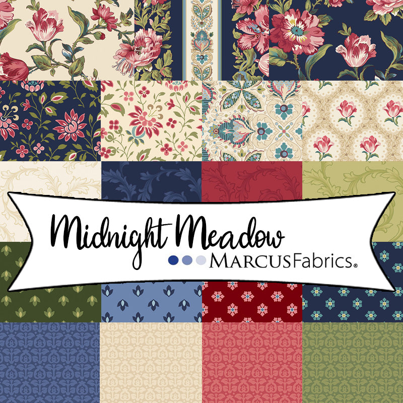 Midnight Meadow by the Smithsonian Institute for Marcus Fabrics
