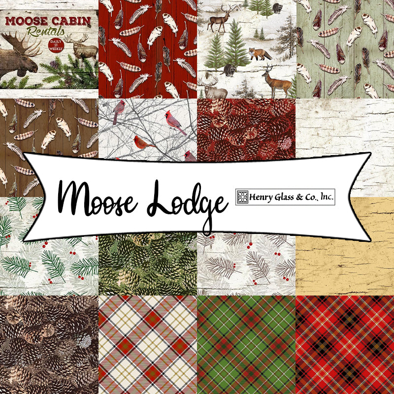 Moose Lodge by Jan Shade Beach for Henry Glass Fabrics