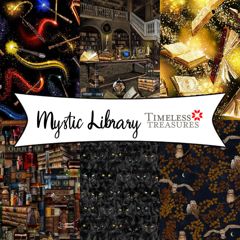 Mystic Library from Timeless Treasures Fabrics