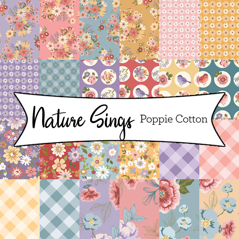 Nature Sings by Lori Woods for Poppie Cotton