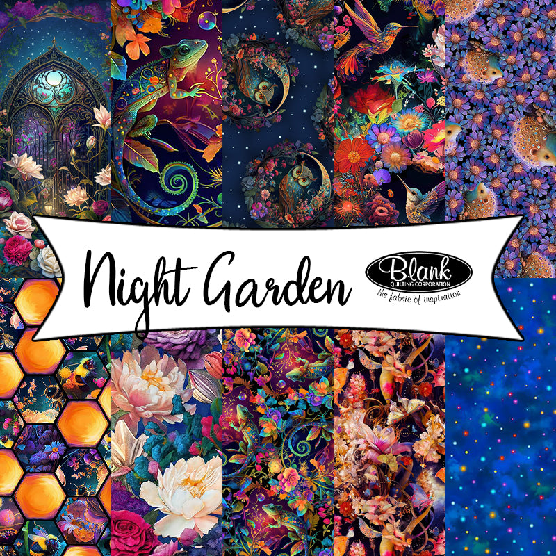 Night Garden by JK Stewart / Duirwaigh Studio for Blank Quilting