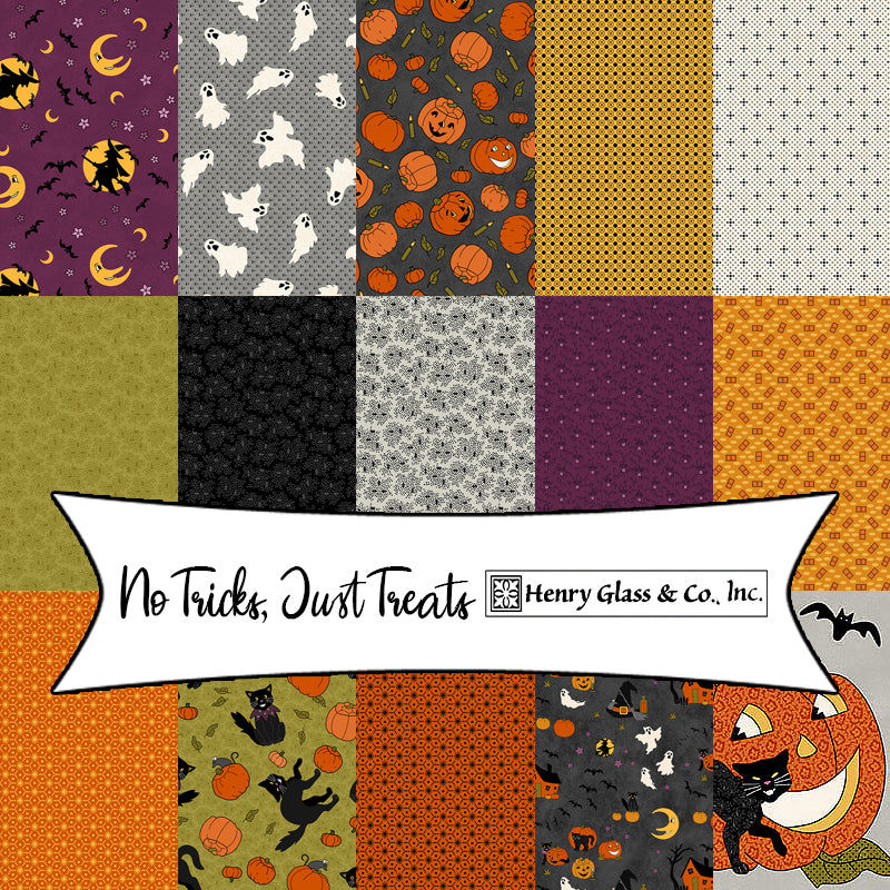 No Tricks, Just Treats by Hannah West for Henry Glass Fabrics