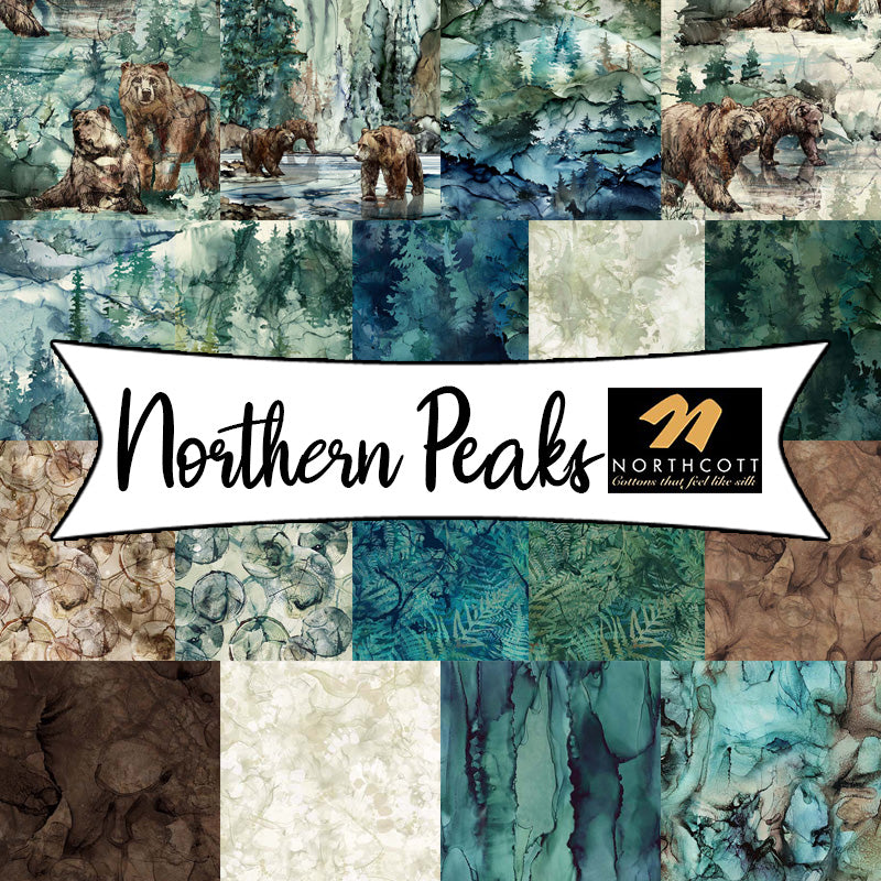 Northern Peaks by Deborah Edwards and Melanie Samra for Northcott Fabrics