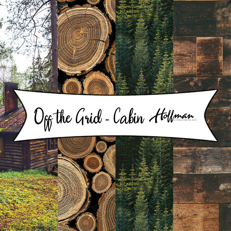 Off The Grid - Cabin from Hoffman Fabrics