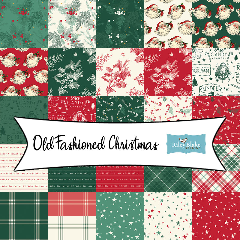 Old Fashioned Christmas by My Mind's Eye for Riley Blake Designs