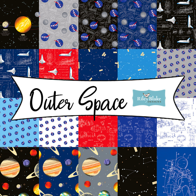 Outer Space by NASA for Riley Blake Designs