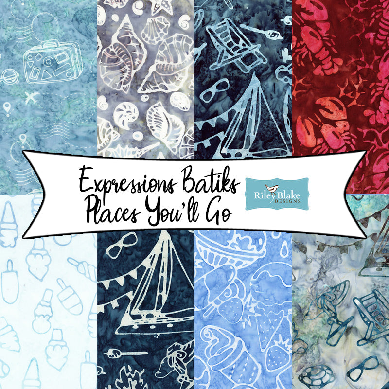 Expressions Batiks Places You'll Go from Riley Blake Designs