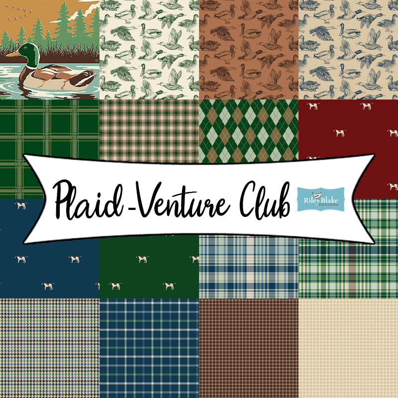 Plaid-Venture Club from Riley Blake Designs