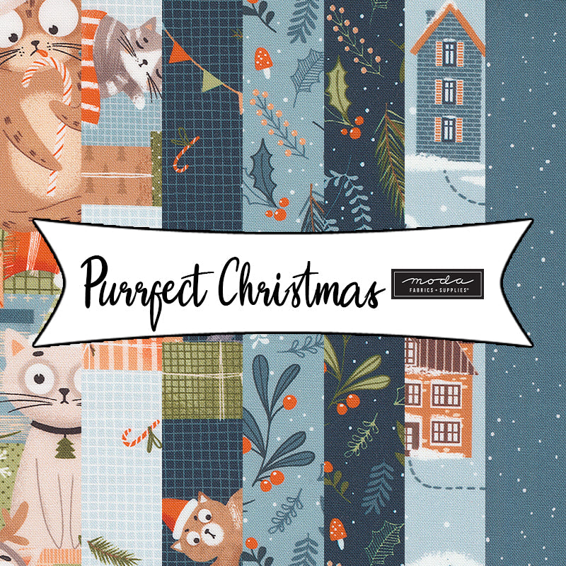 Purrfect Christmas by Elena Amo for Moda Fabrics