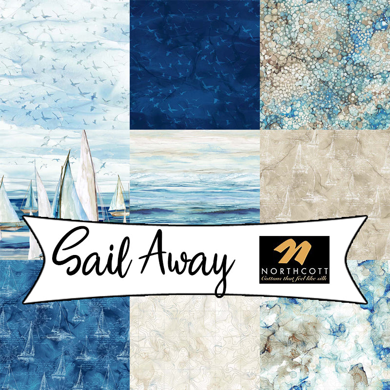 Sail Away by Melanie Samra & Deborah Edwards for Northcott Fabrics