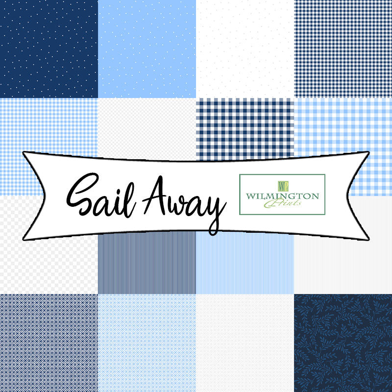 Safe Harbor Toile Cream Blue from Northcott Fabrics | Yardage | Fort Worth Fabric Studio | Best Quilting Fabric Shop