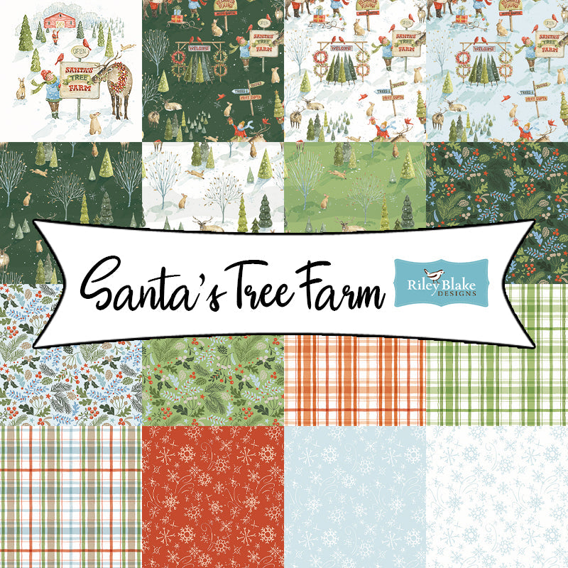 Santa's Tree Farm by Lisa Audit for Riley Blake Designs