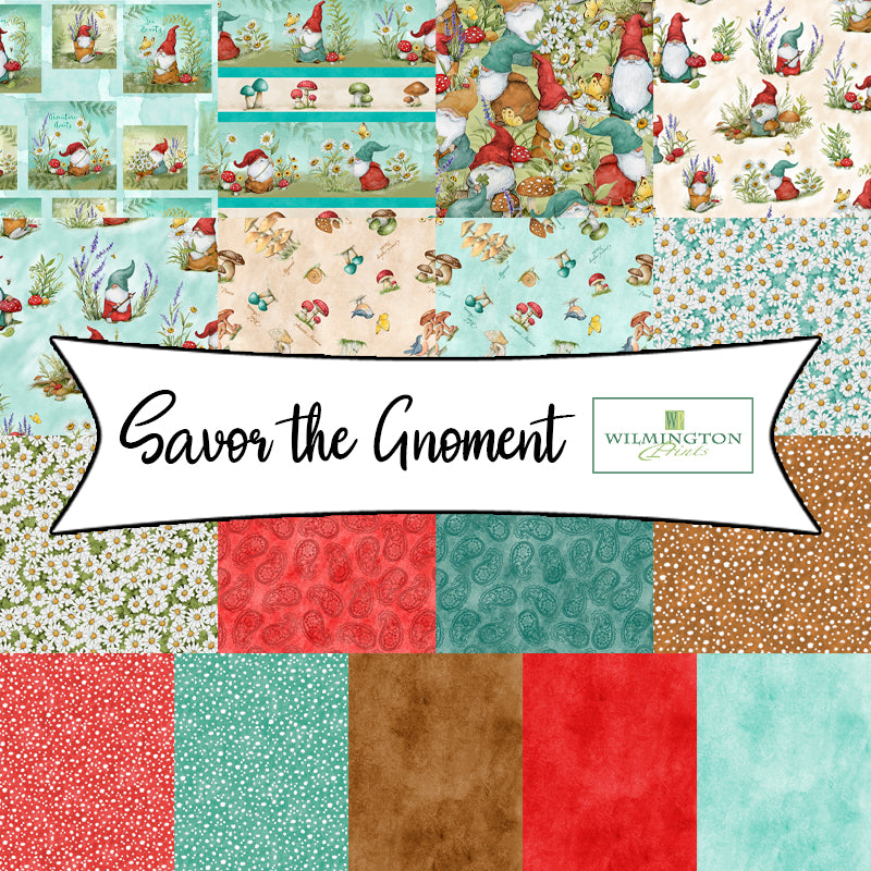 Savor the Gnoment by Susan Winget for Wilmington Prints