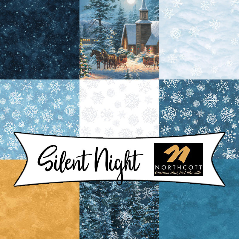 Silent Night by Abraham Hunter for Northcott Fabrics