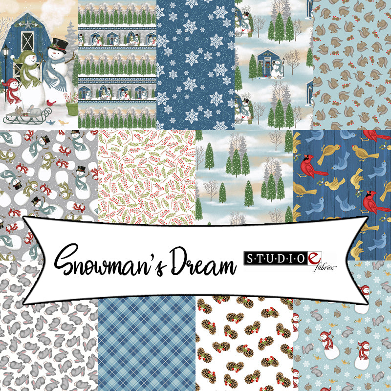 Snowman's Dream by Sharla Fults for Studio E Fabrics