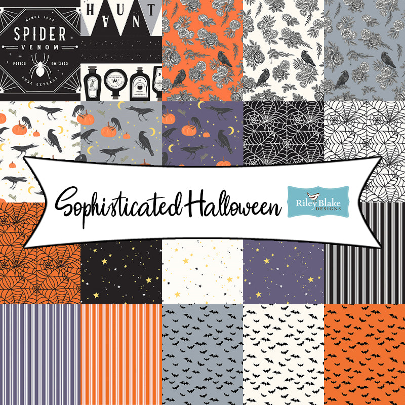 Sophisticated Halloween by My Mind's Eye for Riley Blake Designs