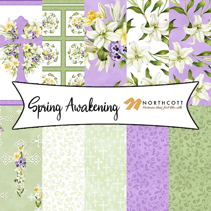 Spring Awakening by Deborah Edwards for Northcott Fabrics