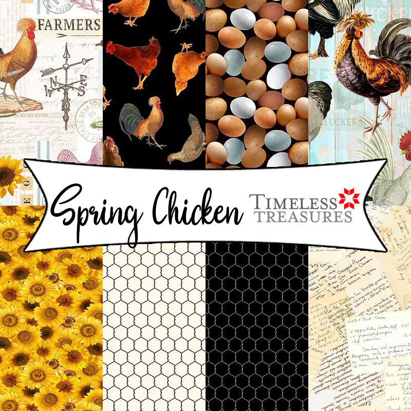 Spring Chicken from Timeless Treasures Fabrics
