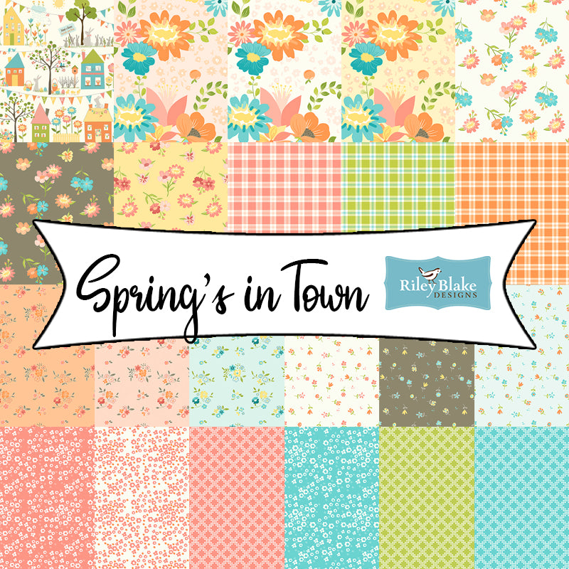 Spring's in Town by Sandy Gervais for Riley Blake Designs