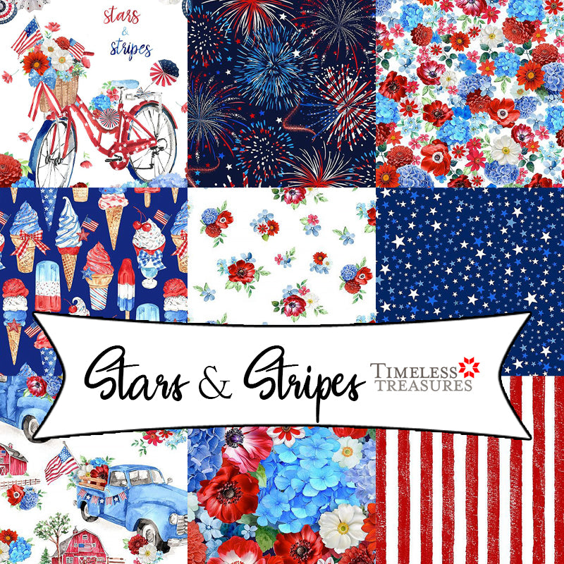 Stars &amp; Stripes from Timeless Treasures Fabrics