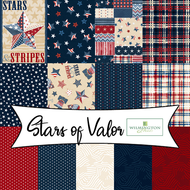 Stars of Valor by Beth Grove for Wilmington Prints